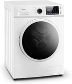 Midea 24 Inch Washer and Dryer Combo, All in One Washer and Dryer 2.7 cu.ft 26lbs, Ventless Washing Machine, Steam Care, Overnight Dry, 1400 RPM, 16 Cycles Front Load Washer, Full-Automatic, White
