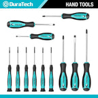 DURATECH 269-Piece Socket Wrench and Home Repair Hand Tool Kit- Daily Use Mechanics Hand Tool Kit with Wide Open Mouth Tool Bag