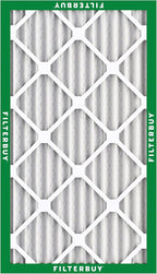 Filterbuy 14x25x2 Air Filter MERV 8 (MPR 700) Dust Defense Replacement (6-Pack), Electrostatic Pleated HVAC AC Furnace Filters, Made in USA (Actual Size: 13.50 x 24.50 x 1.75)