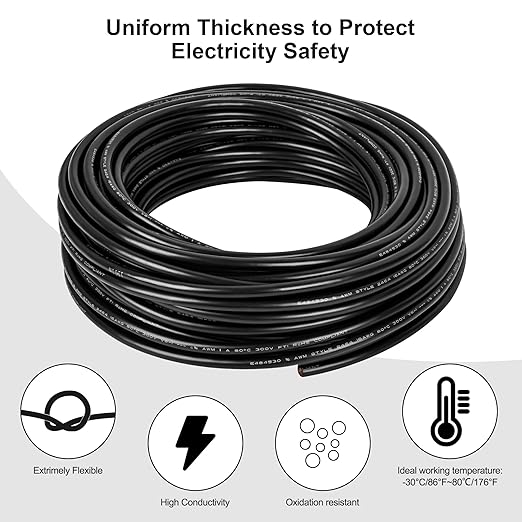 18 Gauge Wire 3 Conductor,18 AWG Electrical Wire Stranded PVC Cord Oxygen-Free Copper Cable,50FT 3 Core Pure Copper Flexible Cable Wire for LED Lamp Lighting Strips Automotive (50FT, 18AWG-3C)…