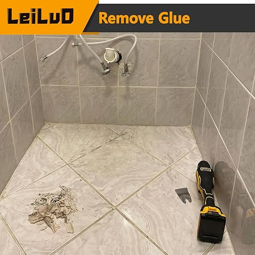 LEILUO 34 Pcs Multitool Blade Kits for Wood Nails Drywall Cutting Oscillating Saw Blades Universal Oscillating Tool Accessories with Storage Bag Compatible with DeWalt Makita Dremel and More