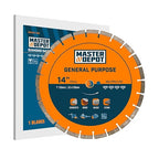 14 inch Diamond Saw Blade for Angle Grinder,Segmented General Purpose Blade Dry/Wet Cutting Blade for Concrete, Paver, Masonry, Terrazzo, Stone, Granite, Block, 1"-7/8" Arbor (3 Pack)