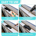 5Pcs F2590 Sash Lock - Replace Broken Window Locks, 2-1/4” Mounting Hole Centers, White Window Latch Replacement Parts for Vertical and Horizontal Sliding Windows(Black)