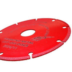 FOXBC 4-1/2 Inch Diamond Cutting Wheel Metal Cut Off for Angle Grinder, 5000+ Cuts on Rebar, Stainless Steel, Angle Iron, 7/8" Arbor - 3 Pack