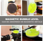 Magnetic Round Bubble Level Tool Bullseye Inclinometer Machinist Pocket Precision Spirit String Circular - Trailer Rv Leveling System Blocks Table Post Indicators Camper Leveler Magnet 2.4 Inch 60mm