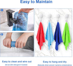 12Pcs Premium Microfiber Cleaning Cloth, Highly Absorbent Household Cleaning Supplies - for Kitchen Towels, Dish Cloths, Dust Rag