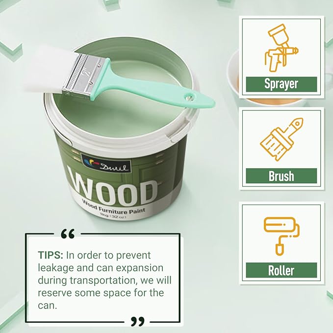 DWIL Matte Finish Furniture Paint - 5 Oz Wood Paint for Cabinets, Doors, Tables, and Dressers Refinishing - Water-Based, Non-Toxic & Odorless, Easy to Apply(Anthracite Gray)-Trial Pack