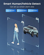 【360°View】 Hiseeu 12MP NVR 12 Pcs PoE PTZ Cameras, 350°Pan 90° Tilt，Auto Human Tracking, Human Vehicle Detect, 2 Way Audio, 7/24 Record&Playback，4TB HDD for Home Surveillance Outdoor Indoor