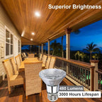 PAR20 Flood 39W 120V 480 Lumens- 2 Pack PAR20 Flood Light Bulbs with E26 Base, PAR20 Dimmable 2800K Warm White, Long Lasting 39W PAR20 Bulb for Recessed Lighting & Hood Range Light Bulbs