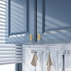 Asidrama 10 Pack Champagne Bronze Kitchen Cabinet Knobs Cabinet Hardware Zinc Knobs for Dresser Drawers