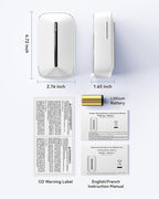 SITERWELL Plug in Carbon Monoxide Detector 10 Year Battery, CO Alarm Detector with Electrochemical Sensor and Sound Warning, AC Powered Portable Carbon Monoxide Detector for Home Office Travel,1-Pack