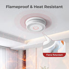 Hardwired Smoke and Carbon Monoxide Detector with Voice Alert,Wired Interconnected Smoke Alarm and Carbon Monoxide Detector Battery Backup,Fire Alarms and CO Detector for Home, 3-Pack