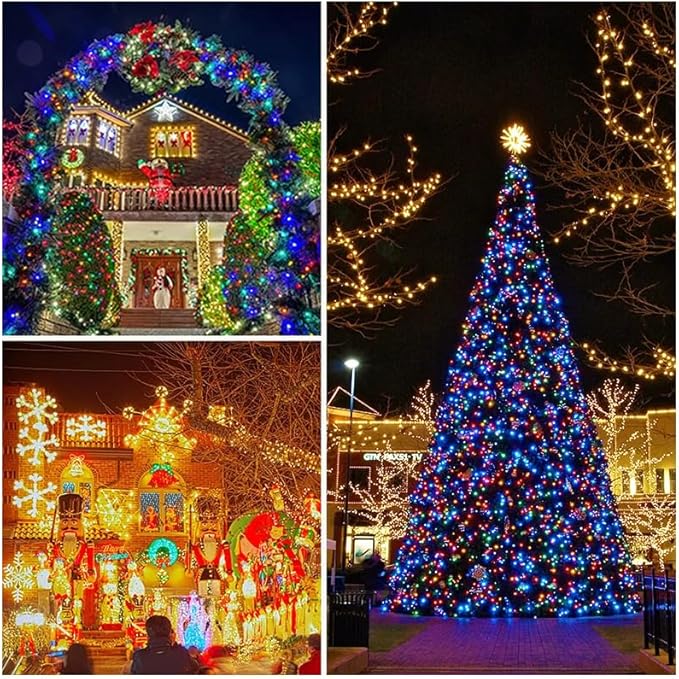 25 Pack C9 LED Replacement Christmas Light Bulbs, E17 Base Led Bulb Outdoor Christmas Lights, Waterproof Commercial Grade Holiday Decoration Replacement Bulbs for String Lights (Blue)