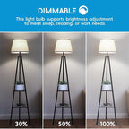 Jensense Edison LED Light Bulbs 8Watt Dimmable Light Bulbs 5000K Daylight White, E26 LED Bulb 60watt Equivalent, Vintage Bulbs 800lm CRI 90 Clear Glass 8 Packs