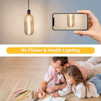 11.8IN 1000LM 2700K Soft White Light Bulbs E26 Base, T10 T9 Edison Bulbs Dimmable 8W, AC 120V 100 Watt Equal Filament Bulb, Vintage Clear Glass Long Tubular LED Bulb, UL Listed - 2Pack