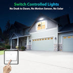 iMaihom 140W Flood Lights Outdoor, 14000LM Ultra Bright LED Flood Light Outdoor, 3 Adjustable Heads Security Lights, IP65 Waterproof Outside Flood Light, 6500K Floodlight for Yard Garage Court (White)