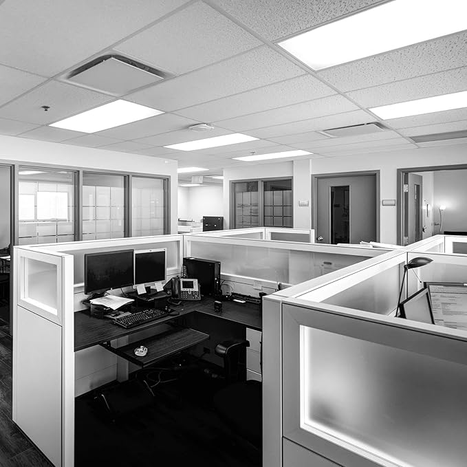 LUXRITE F17T8/841 17W 24 Inch T8 Fluorescent Tube Light Bulb, 4100K Cool White, 1350 Lumens, G13 Medium Bi-Pin Base, LR20752, 6-Pack