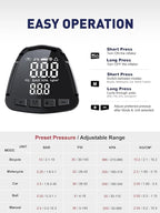 SMART JERRY - Car Tire Inflator Portable Air Compressor | 20V/12V Dual-Power Cordless Air Pump with 150 PSI Max Pressure & Smart Auto-Stop | Fast Inflation for Cars, Motorcycles, Bikes, Sports Balls