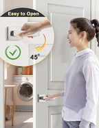 3 Pack Brushed Nickel Passage Door Levers Interior Door Handles, Heavy Duty Closet Hallway Door Handle Sets