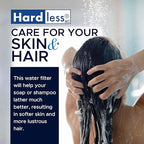 Hardless NG4 Whole House Water Filter - Salt-Free Softening Device - Reduces Limescale, Sediment & More - Compact, Easy to Install - Comes w/ 1" Inlet/Outlet- Filtration System for Hard Water