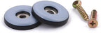 3/4'' Screw on Furniture Glides Sliders-Furnigear PTFE (Teflon) Chair Leg Movers Sliders for Carpet and Hardwood Surface - Move Your Furniture Easy & Safely - Best Floor Protector (40pack)