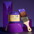 Dixie Belle Paint Company Chalk Finish Furniture Paint - Amethyst (32oz) - Matte Deep Purple Chic Chalk Mineral DIY Furniture Paint