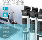 Frizzlife TW15 Under Sink Water Filter System, NSF/ANSI 53&42 Certified Elements, Reduce 99.99% Lead, Chlorine, Chloramine, Fluoride, Bad Taste & Odor, Direct Connect, 0.5 Micron, USA Tech Support