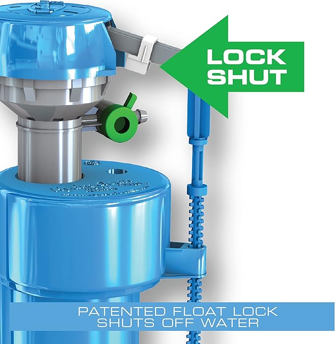 Danco HYR460 HyrdroRight Water-Saving Toilet Tank Repair Kit with Dual Flush Valve, Includes Dual Push Btton Handle in Chrome (Pack of 4)