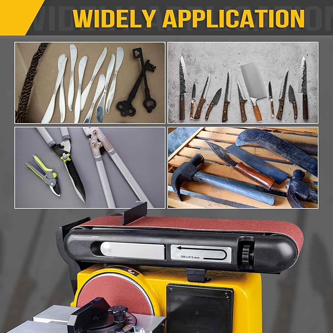 1/2 x 18 Inch Sanding Belt, 20 Pcs 60 Grit Zirconia Knife Sharpener Belts Work Sharpening for Belt Sander Knife Carving Tool Metal Working