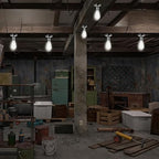 E26/E27 Screw Head Light Socket 100-240V Vintage Ceiling Light Wall Lamp Bulb Holder Socket for Hallway,Kitchen,Basement,Garage,Bar,Restaurant (Black)