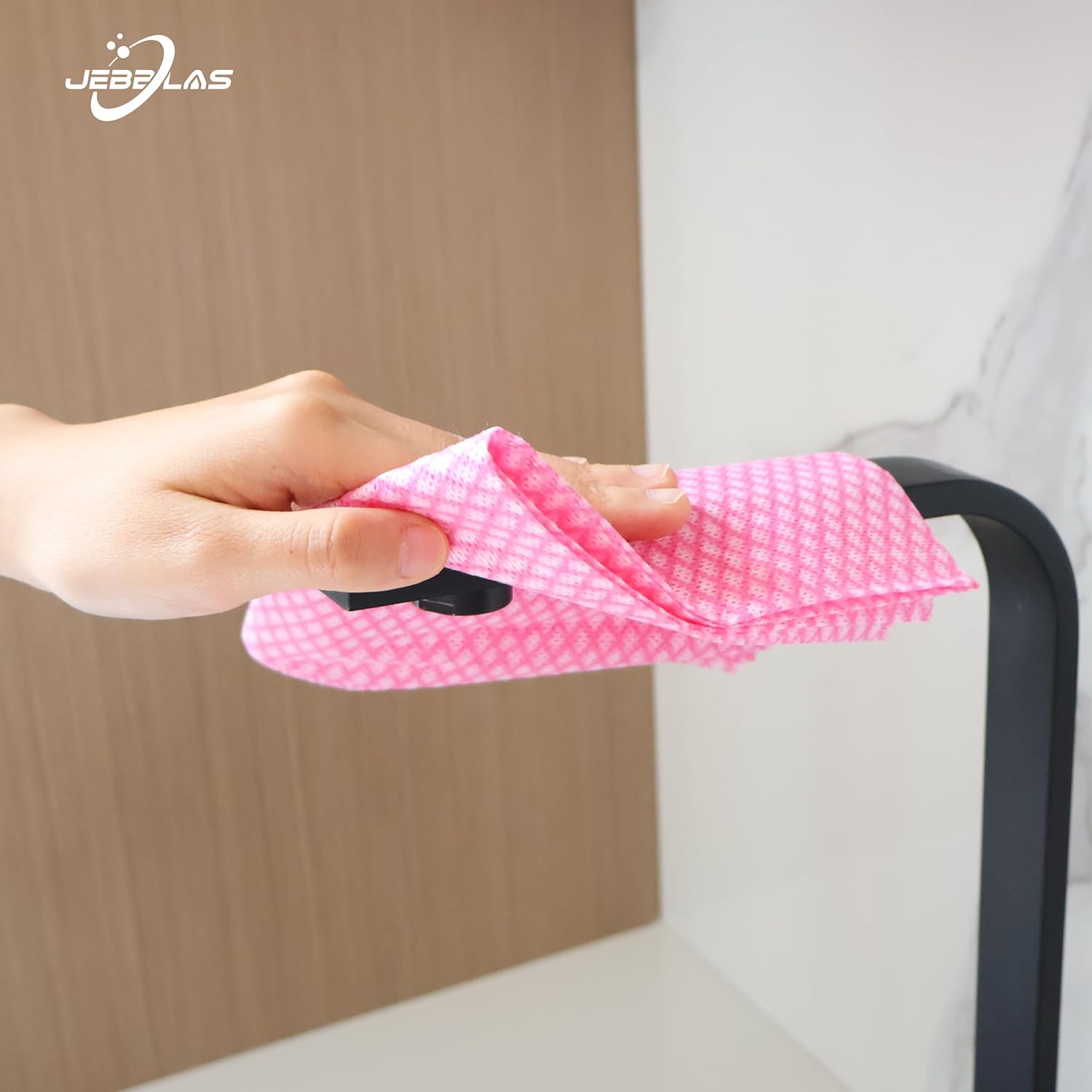 JEBBLAS 100 Ct Foodservice Cleaning Towel, Reusable Paper Towels,11.4" x 23.6" Kitchen Cloth, All Purpose Cleaning Towels, Foodservice Towel