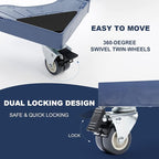 WBD WEIBIDA Adjustable Furniture Dolly with 4 Dual-Locking Wheels, Universal Washing Machine Base Stand, Square Appliance Mover for Refrigerator, Mini-Fridge, Washer & Dryer, Moving Cart