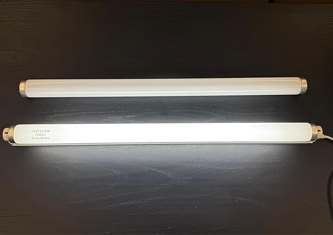 (6Pack) F20T12/CW 20 Watt Cool White 24Inch Fluorescent Light Bulbs,T12 20W 24 Inch Fluorescent Tube,4100K, Replacement for F20T12/CW/ALTO, F20T12/CW/ECO, F20T12/SP41/ECO,G13 Base,1400 Lumens