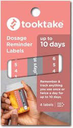 10-Day Tracking Stickers for Vitamins & Medication in All Forms,Vitamin Organizer,Easy Pill Tracker,Daily Pill Organizer,Medicine Organizer,Weekly Pill Box,7 Day Week, AM/PM, Day & Night