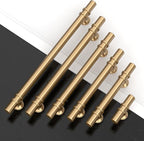 Asidrama 10 Pack 3 Inch(76mm) Champagne Bronze Kitchen Cabinet Handles, Cabinet Pulls Kitchen Cabinet Hardware Cupboard Handles Drawer Pulls