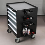 Mayouko 4PCS Magnetic Tool Parts Tray Shelf Set, Magnetic Storage for Toolbox, Tool Box Accessories for Van Workshop, Garage,Toolbox, Tool Chest, 6",8",10",12" Magnetic Tray