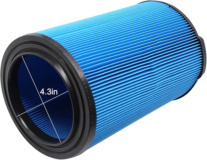 VF5000 3-Layer Pleated Paper Vacuum Filter for Rigid Vac 6-20 Gallon Wet Dry Vacuums WD1450 WD0970 WD1270 WD09700 WD06700 WD1680 WD1851 RV2400A
