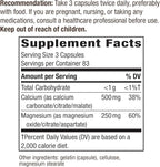 Nature's Way Calcium & Magnesium Mineral Complex, Supports Bone Health & Muscle Function,* 750 mg per 3-Capsule Serving, 250 Capsules (Packaging May Vary)