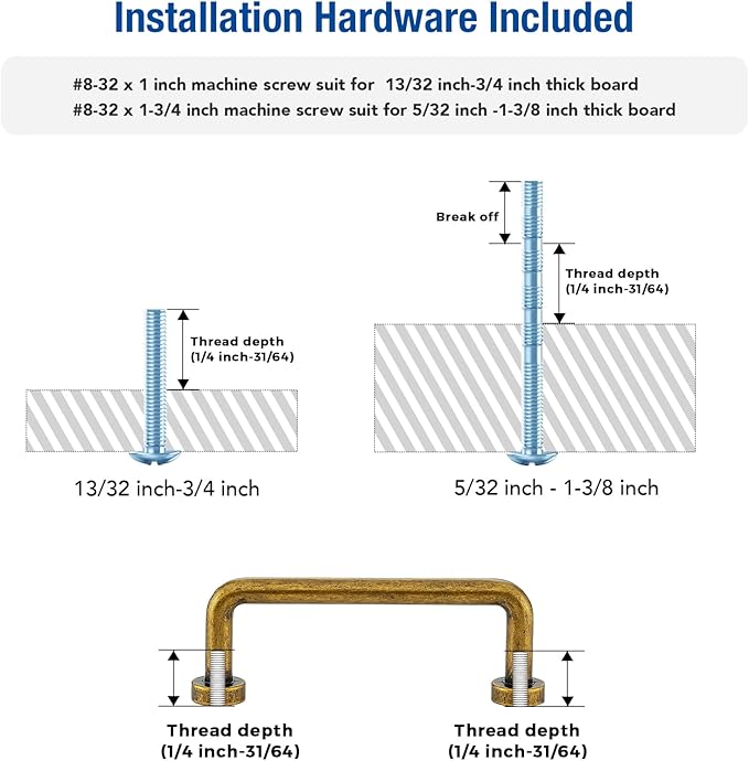 JOY DECOR Cabinet Pulls – 3 Inch Hole Center, Antique Brass, 10 Pack, Zinc Alloy Cabinet Handles for Drawers & Cupboard – Vintage Style Hardware for Kitchen, Bathroom, Dresser, Furniture Makeover