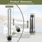 520900 RV Water Heater Element for Suburban RV SW Series Electric Water Heater, Replacement of 232794 520789 SU520789 Heating Element, Screw-in Gasket 1440W 120V with Wrench Socket