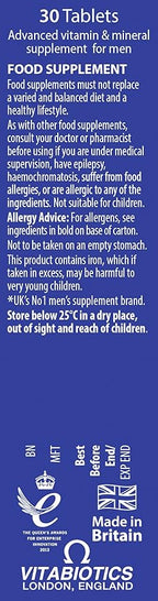 Vitabiotics Wellman Conception Tablets 30 Capsules