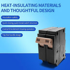 C2125 2-Pole 125-Amp Circuit Breaker, Type C3/4-In Plug-On Molded Case Circuit Breaker, Thermal Magnetic Protection, 10 KAIC, 120/240V, Fit for Cutler Hammer Load Centers fit for Eaton