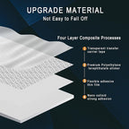 Reflective Mailbox Numbers 3 Inch (0-9) for Outside House Address Number Stickers for Mail Box White Self-Adhesive Stickers-Waterproof and UV Resistant Signs, Door, Address Farmhouse Decor(6 Sets)