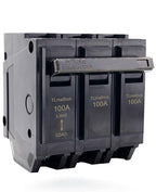 Breaker 100 Amp 3P Plug in Circuit Breaker 120/240V AC, Compatible with GE Thick Series and Q-Line Series Load Centers