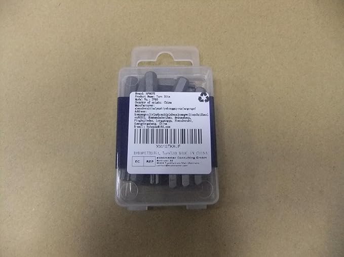 HPHOPE T30 Screwdriver Bit Set, Torx Bits T30, 1/4" Hexagon Bit (Length: 1", 25 Pack)