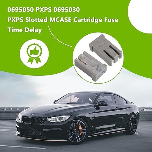 15A 32V Mini Slotted Automotive MCASE Shaped Cartridge Fuse Kit(Pack of 6pcs,15A)