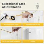 iFealClear Universal Side Toilet Flush Hnadle Replacement, Angle Mount Toilet Handle Replacement Compatible with Kohler, American Standard, TOTO, Mansfield, Solid Brass, Chrome