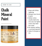 Dixie Belle Paint Company Chalk Finish Furniture Paint - Colonel Mustard (16oz) - Matte Retro Yellow Chic Chalk Mineral DIY Furniture Paint