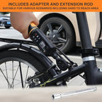 Digital Torque Wrench 1/4 Drive, 1.1-22.1 Ft-lbs/1.5-30Nm Range, Electric Torque Wrench with Dual Direction Ratchet, ±1% Accuracy with Vibration, Buzzer and LED Alert