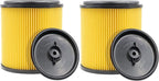 VCFS Cartridge Filter Replacement Compatible with Vacmaster Filter VCFS, Vacmaster 5-20 Gallon Wet/Dry Vacs, VBV1210 filter For Hart Wet/Dry Vacuums 2 Pack